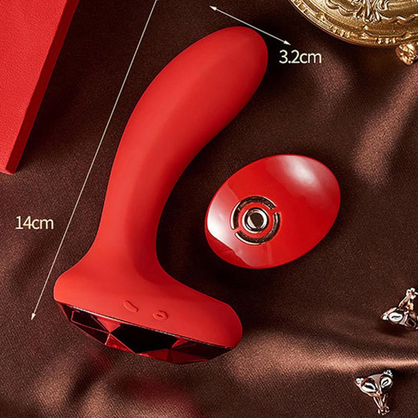 Vibrador Recarregável com Base Fixa – Estímulo Intenso sem Usar as Mãos