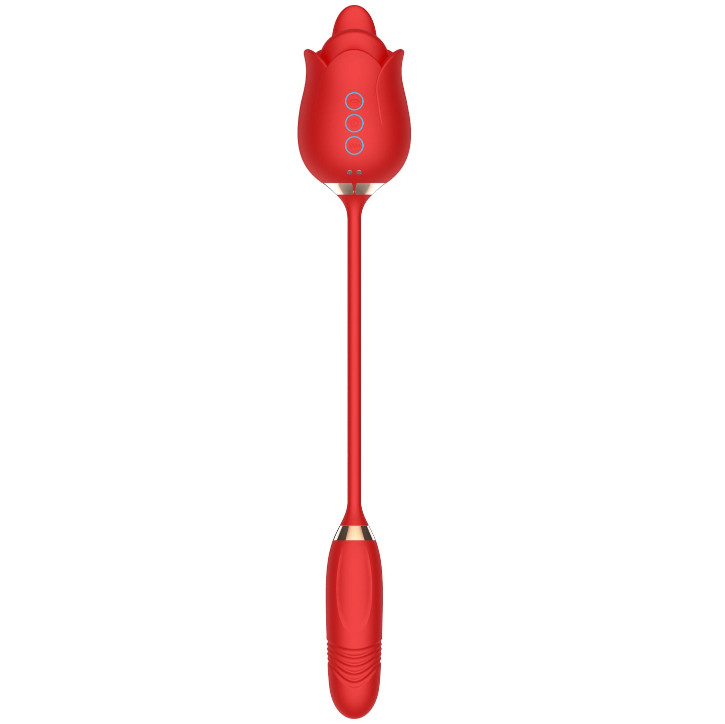 Vibrador Rosa 2 em 1 com Língua Vibratória e Movimento Vai e Vem – Estímulo Duplo