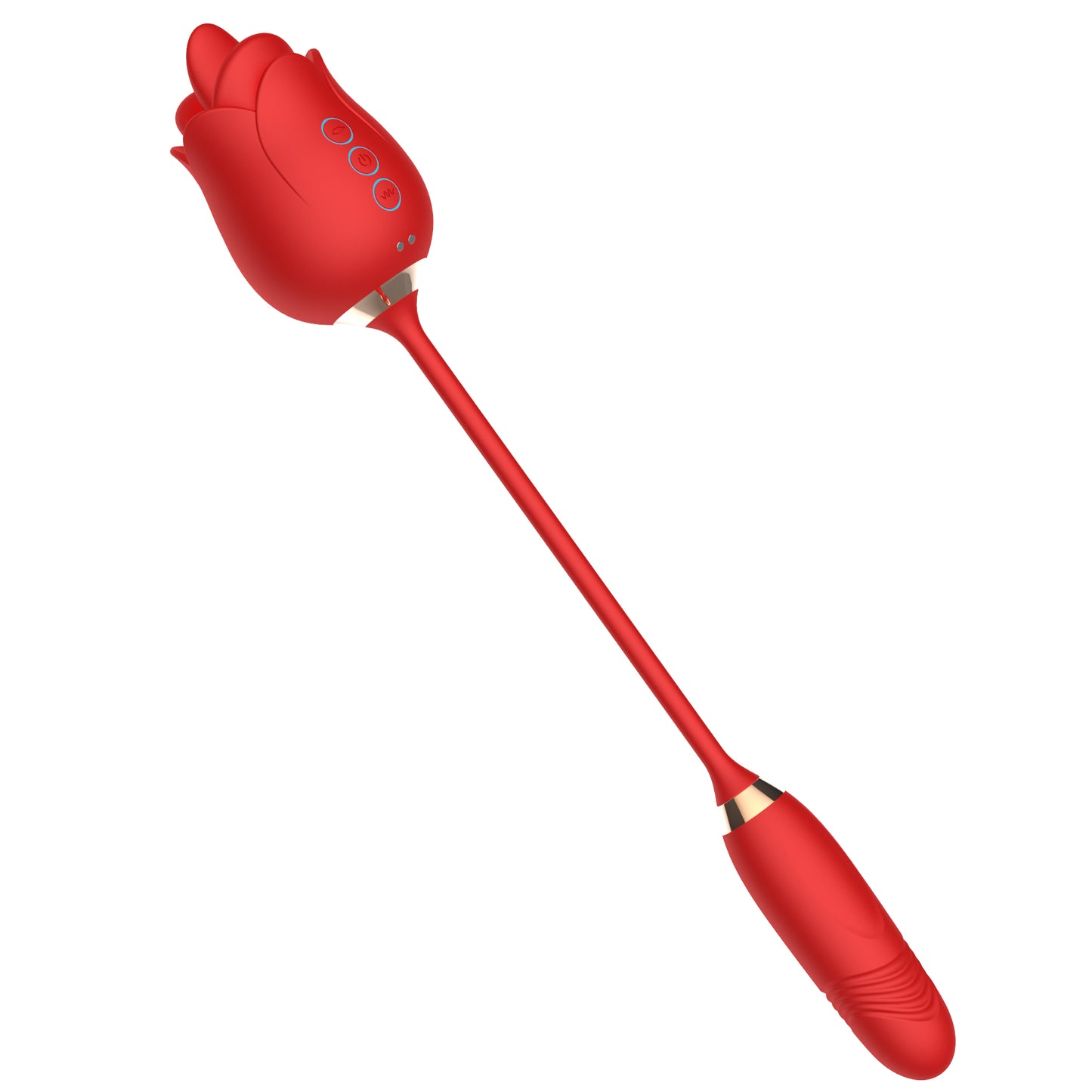 Vibrador Rosa 2 em 1 com Língua Vibratória e Movimento Vai e Vem – Estímulo Duplo