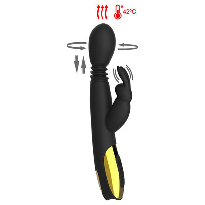 Vibrador com Estímulo Duplo – Recarregável e Potente