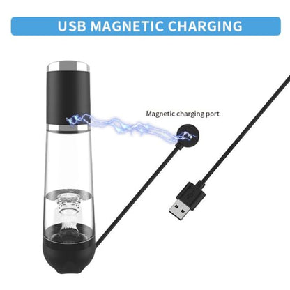 Bomba Peniana Automática Recarregável USB – 4 Modos de Sucção para Máximo Desempenho