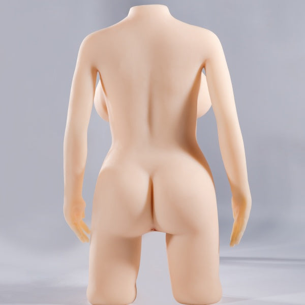 Boneca Realista Meio Corpo com Mãos em Silicone – Toque Ultra Macio e Sensação Mais Realista