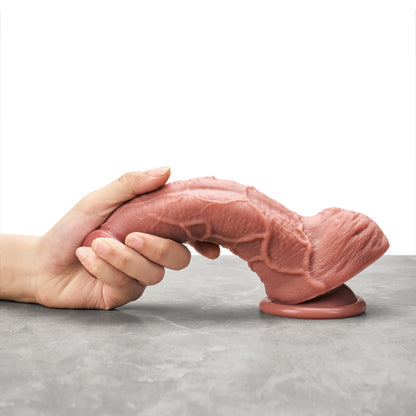 Dildo Realista com Ventosa – Sensação Natural e Estável