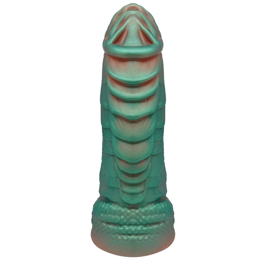 Dildo Texturizado com Ventosa – Design Artístico e Sensação Intensa