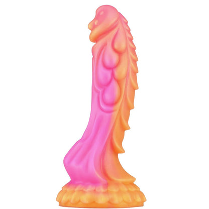 Dildo Dragão com Ventosa – Textura Intensa e Design Fantasy