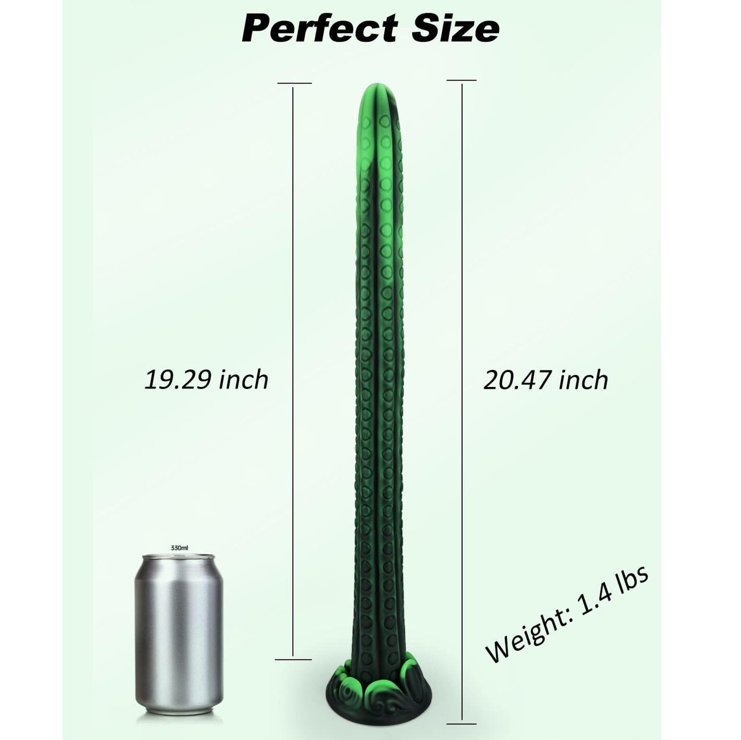Dildo Tentáculo Flexível com Ventosa – Extra Longo e Sensação Intensa
