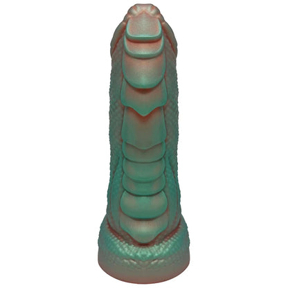 Dildo Texturizado com Ventosa – Design Artístico e Sensação Intensa
