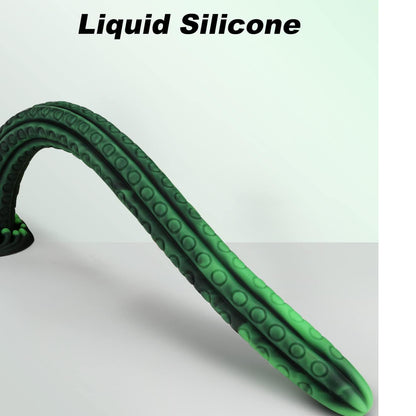 Dildo Tentáculo Flexível com Ventosa – Extra Longo e Sensação Intensa