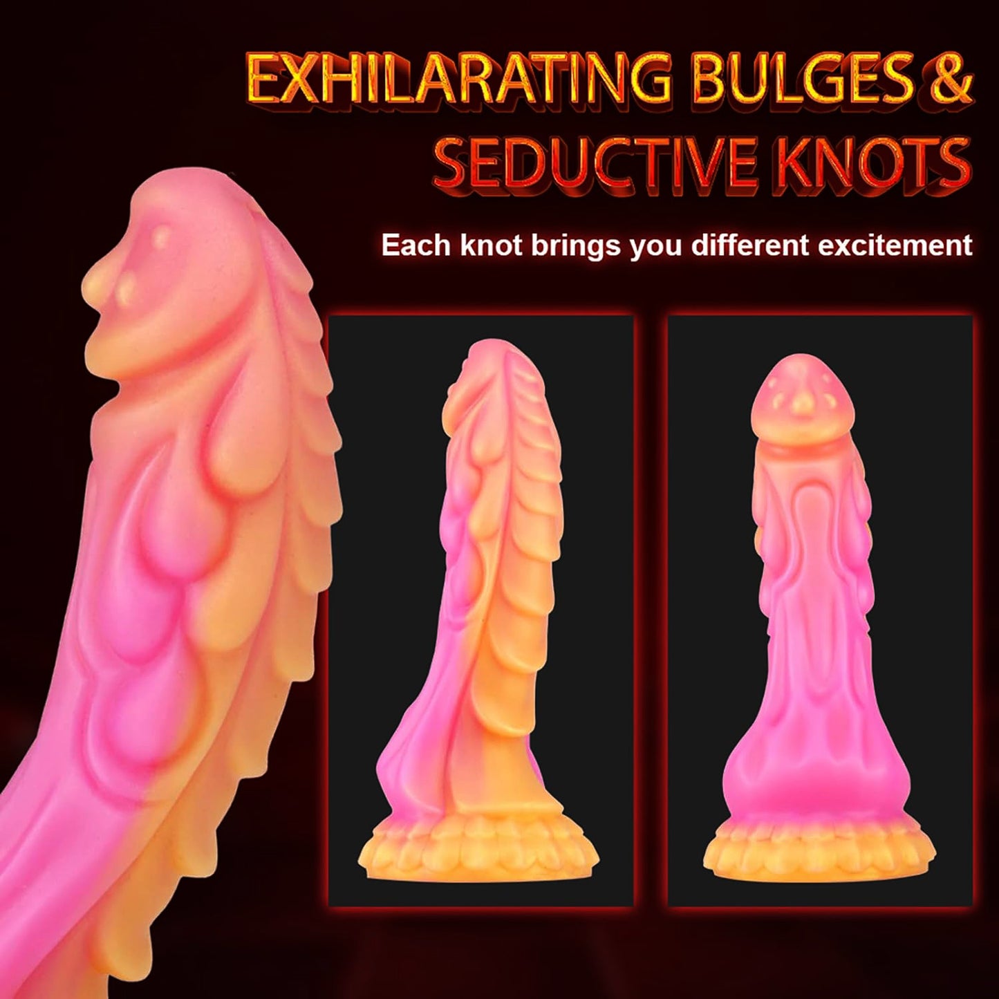 Dildo Dragão com Ventosa – Textura Intensa e Design Fantasy
