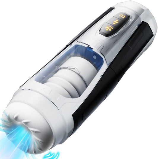 Masturbador Masculino Automático com Textura 3D – Recarregável, Silencioso e com Sensação Realista