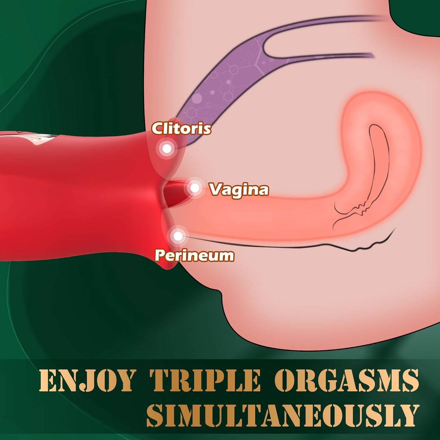 Vibrador de Língua com Sucção – 10 Modos de Beijo e Vibração para Prazer Intenso