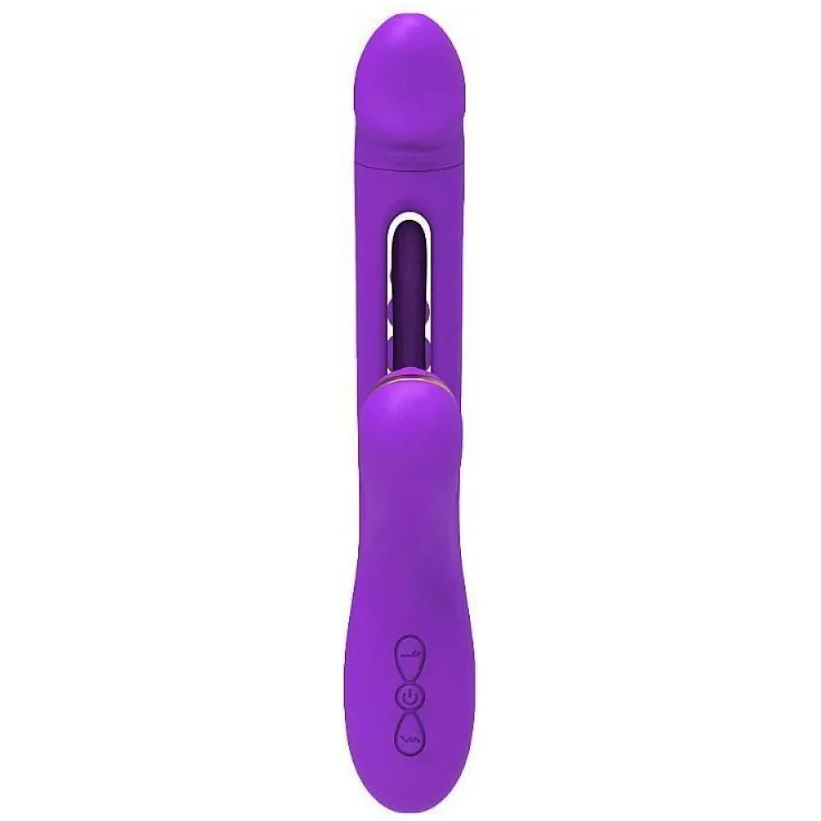 Vibrador 3 em 1 para Ponto G e Clitóris – 10 Modos com Estimulação Tripla e Design Ergonômico