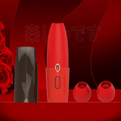 Vibrador Sugador Discreto Formato Batom – Estímulo Intenso e Silencioso