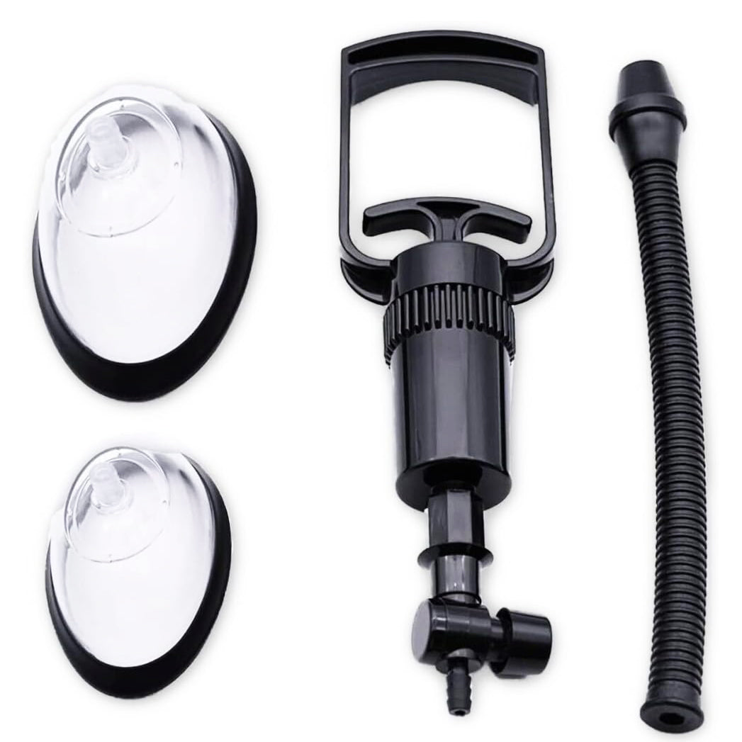 Kit de Sucção com Duas Cápsulas – Ajuste Manual e Uso Confortável
