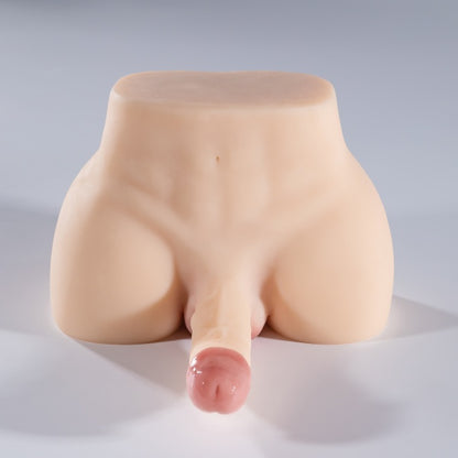 Masturbador em Silicone – Design Realista com Duas Áreas de Contato