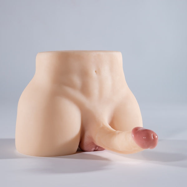 Masturbador em Silicone – Design Realista com Duas Áreas de Contato