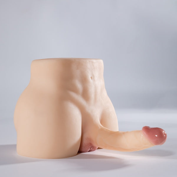 Masturbador em Silicone – Design Realista com Duas Áreas de Contato