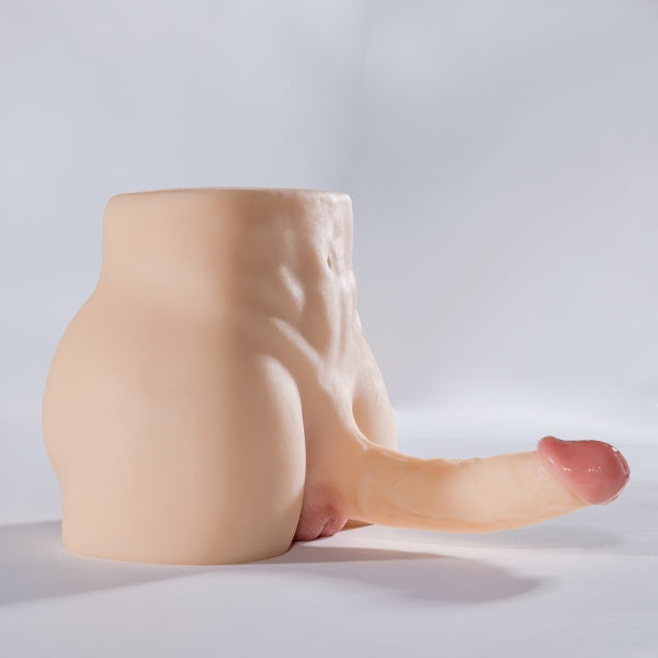 Masturbador em Silicone – Design Realista com Duas Áreas de Contato