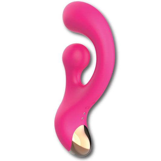Vibrador Duplo Rotativo – Estimulação para Ponto G e Clitóris com 10 Modos