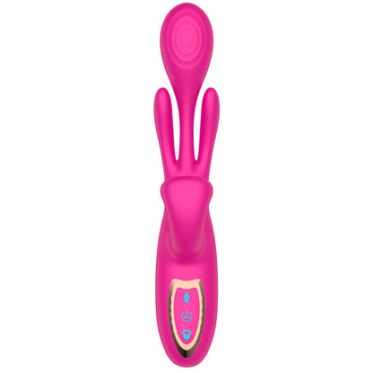 Vibrador Coelho 2 em 1 com Vibração e Batida – Estímulo Duplo Ajustável