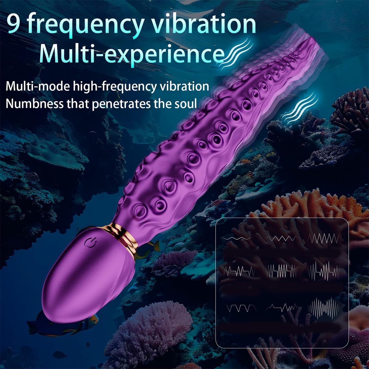 Vibrador com Rotação e Vibração – Recarregável e à Prova d’Água