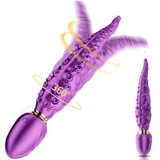 Vibrador com Rotação e Vibração – Recarregável e à Prova d’Água