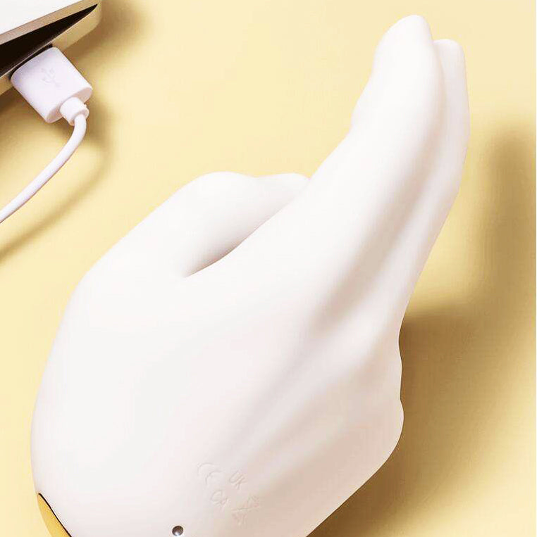 Vibrador de Dedo com Movimento “Vem Cá” + Aquecimento 🔥 10 Vibrações Potentes e À Prova D’Água