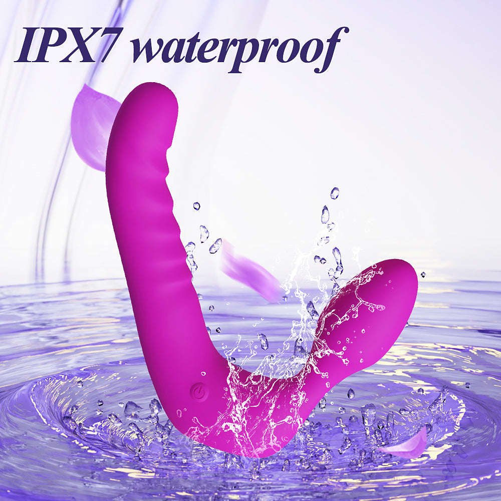 Vibrador em V com Dupla Estimulação – Uso a Dois e Vibração Ajustável