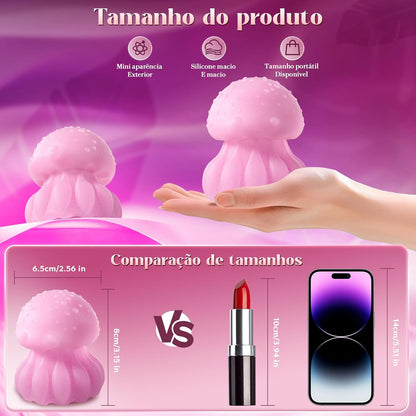 Vibrador de Sucção Compacto Recarregável