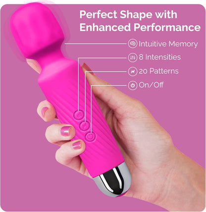 Vibrador Massageador Recarregável – Potente e Silencioso