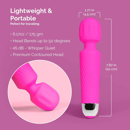 Vibrador Massageador Recarregável – Potente e Silencioso